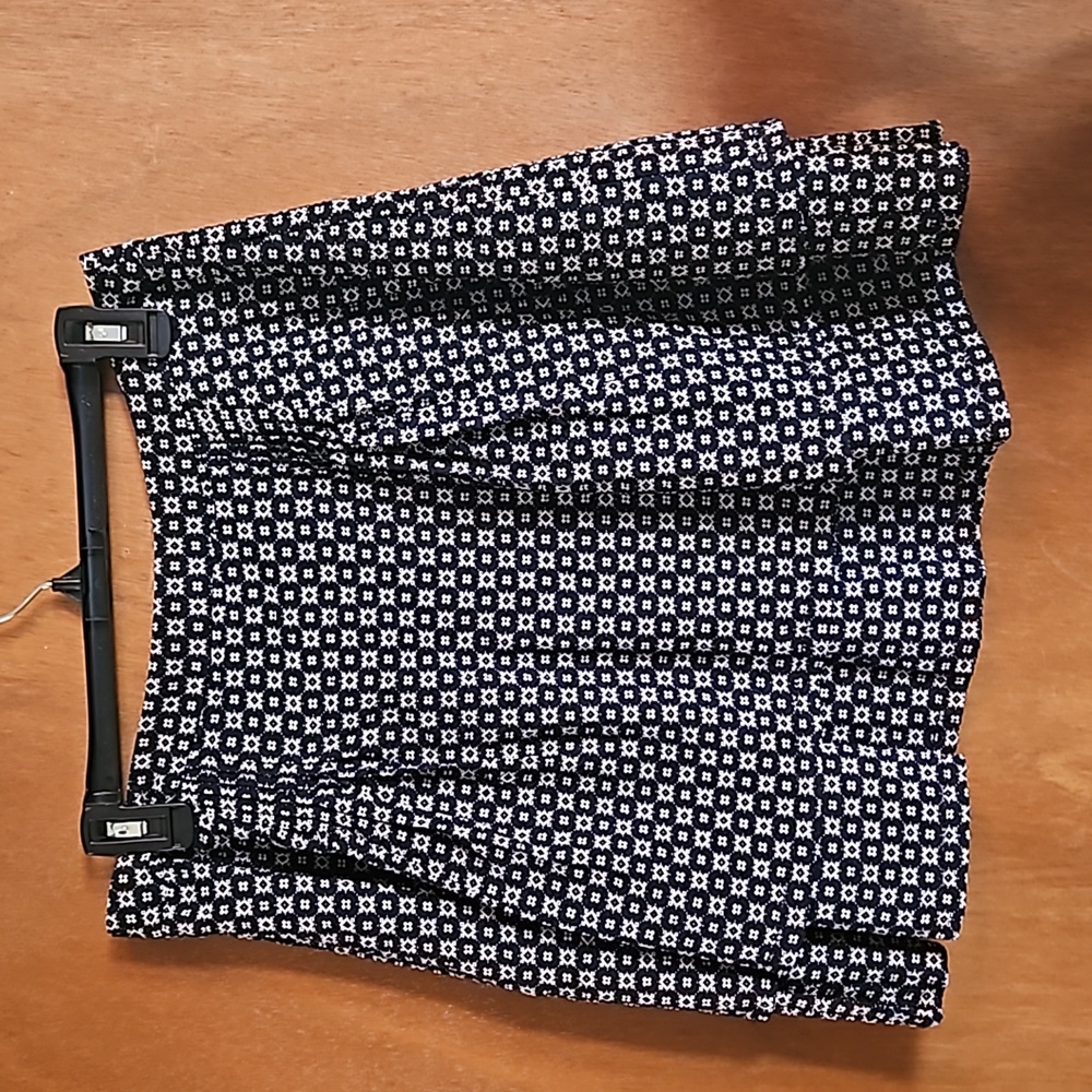 Marc by Marc Jacobs Navy & White Normandy Tiered Mini Skirt sz 8 - Picture 4 of 7